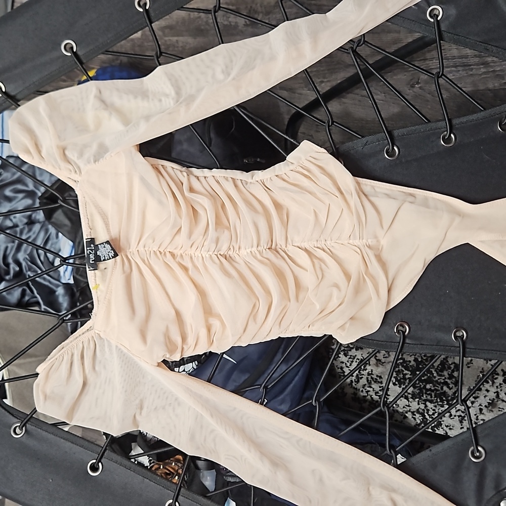 Beige bodysuit